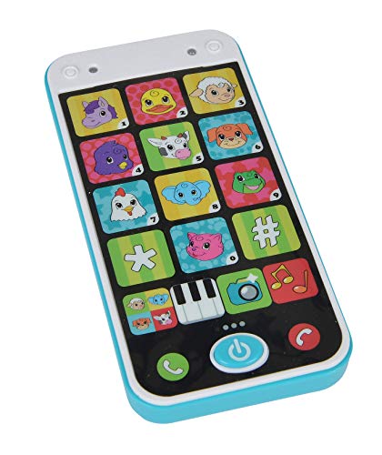 Simba 104010002 - ABC Smartphone für Kinder, Spielzeughandy mit Licht, Sound, verschiedenen...