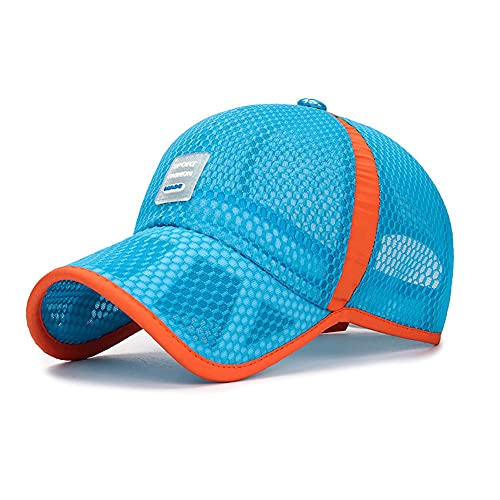 Kinder Basecap Schirmmütze Schnelltrocknend Mesh Kappe Baseball Cap Sonnenhut Junge Mädchen...