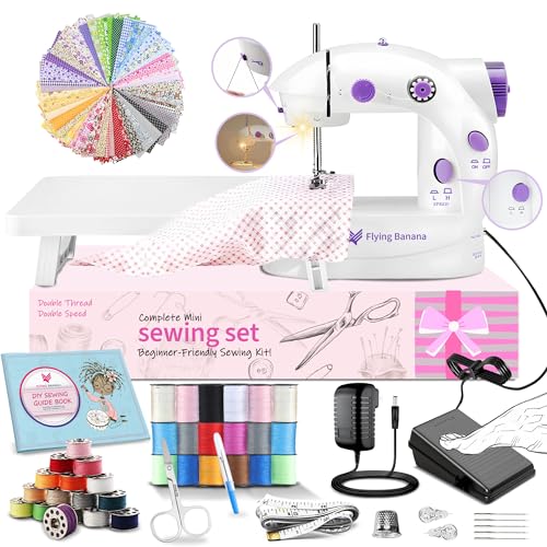 Easy Sewing Machine for Beginner Kid, Electric Portable Sewing Machine Lightweight, Small Household...