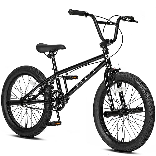 AVASTA 20 Zoll Kinder Fahrrad Freestyle BMX Fahrrad für 6 7 8 9 10 11 12 13 14 Jahre alt Jungen...