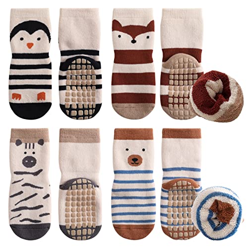 Simpeak Socken Baby, ABS Socken Baby Anti Rutsch, Rutschfeste Babysocken Junge Mädchen,...