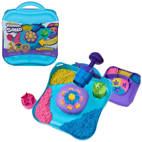 Kinetic Sand Squishy Spaß Spielset - mit 453 g original magischem Sand aus Schweden in DREI Farben,...