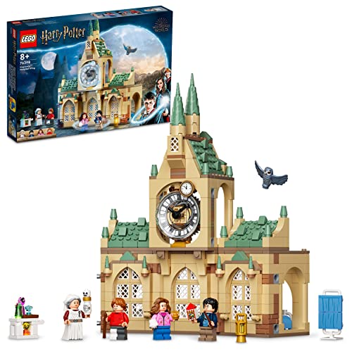 LEGO 76398 Harry Potter Hogwarts Krankenflügel, Schloss-Spielzeug mit 4 Minifiguren inkl. Harry,...