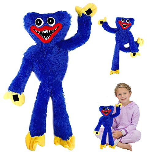 MANBOC Poppy Playtime, 40CM Blau Plüsch Plüschpuppe Bobby Puppe Cartoon Plüschtier Sammlung,...