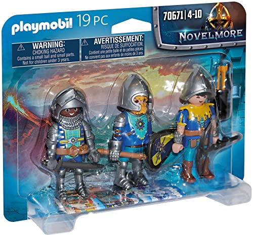 PLAYMOBIL Novelmore 70761 3er Set Novemore-Ritter, Ab 4 Jahren