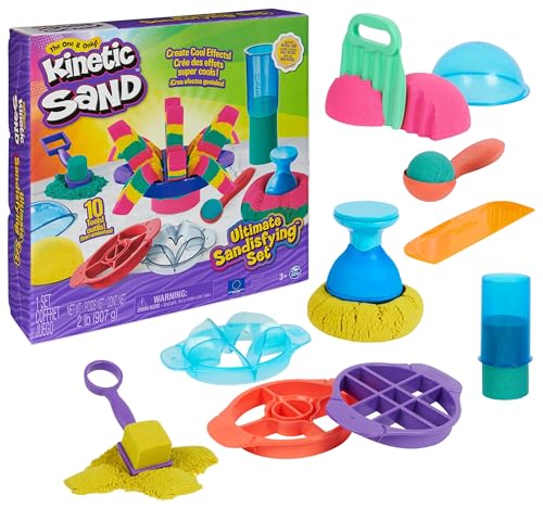 Kinetic Sand Ultimate Sandisfying Set - 907 g original magischer kinetischer Sand aus Schweden in 3...