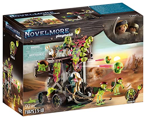 PLAYMOBIL Novelmore 71025 Sal'ahari Sands - Donnerthron mit Katapult, Spielzeug für Kinder ab 5...