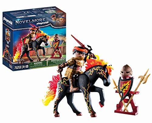 PLAYMOBIL Novelmore 71213 Burnham Raiders - Feuerritter, Spielzeug für Kinder ab 4 Jahren