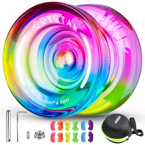 MAGICYOYO K2 Responsive Yoyo für Kinder, Dual Purpose JoJo für Anfänger, Kristall JoJo with...