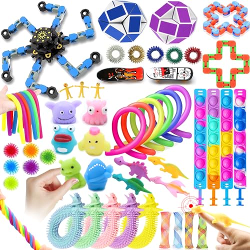 50 Pcs Fidget Toys Set, Stress-Angst Relief Spielzeug für Kinder und Erwachsene, Angst Relief...