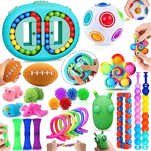 Chennyfun Stressabbau-Spielzeug Set, 26 Pcs Sensory Zappeln Anti Stress Spielzeug- Magischer...