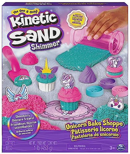 Kinetic Sand Einhorn Back Set - mit 454 g original kinetischem Sand aus Schweden und viel Zubehör...